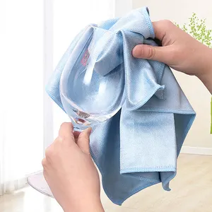 2023 Custom High Quality Microfibre Drying Towel Microfiber Cleaning Cloth With Glasses