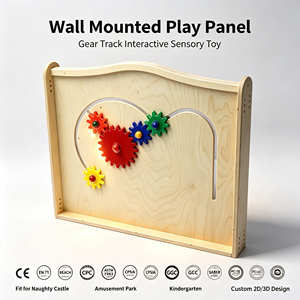 Grande Horloge Murale Montessori en Bois avec Ensembles Musicaux <span class=keywords><strong>et</strong></span> Feutres, Jouets Éducatifs Sensoriels Cognitifs pour l'Autisme, pour Garçons <span class=keywords><strong>et</strong></span> Filles - Product Image 2