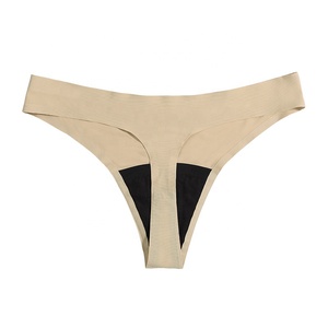 Personnalisé respirant écologique dames de haute qualité étanche période de sous-vêtements femmes menstruel <span class=keywords><strong>tanga</strong></span> tongs période culotte - Product Image 3