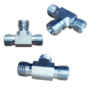 Metric Nam Ferrule Union Phụ Kiện Báo Chí Tee Ba Cách Hàn Thép Carbon Rèn SS 304/316 Kiểu Cắn Kết Nối Nén - Product Image 6
