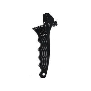 Clé à molette réglable en acier allié, 1 pouce, métrique, à mâchoire dentée à une extrémité, poignée antidérapante pour modification de voiture - Product Image 1