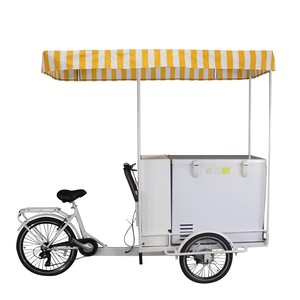 Refroidisseur de crème glacée électrique vélo vélo chariot avec congélateur à vendre - Product Image 2