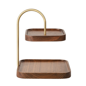 ถาดไม้สนขนาดเล็กผ่านการอบร้อนและรมควัน สำหรับตกแต่งบ้าน ห้องครัว ห้องนั่งเล่น ใช้เสิร์ฟและจัดเก็บ - Product Image 2