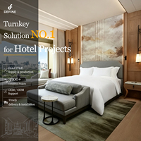 Suite de mobilier de chambre d'hôtel 5 étoiles moderne et personnalisée, clé en main, FF&E, directement de l'usine pour projets hôteliers