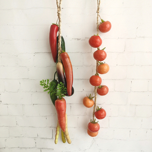 Bán Sỉ Dây Cà Chua Giả Trang Trí Nhà Cửa Rau Quả Nhân Tạo Vòng Hoa Rau Củ - Product Image 2