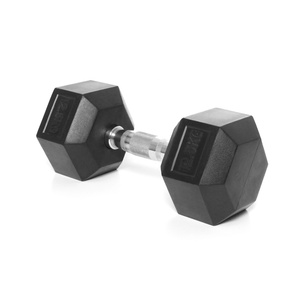 Ensemble d'<span class=keywords><strong>haltères</strong></span> hexagonales robustes de 12,5 kg <span class=keywords><strong>avec</strong></span> poignée en acier moleté, revêtement en caoutchouc noir, <span class=keywords><strong>pour</strong></span> hommes, femmes et dames - Product Image 5