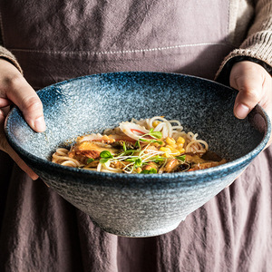 Vajilla de Cerámica para Restaurante Japonés y Coreano, Tazón de Gres para Ramen, Fideos Udon - Product Image 1