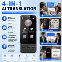 Dispositivo Traductor IA 4 en 1, Traducción de Voz, Fotos, Conversaciones y Grabaciones, 142 Idiomas, Traductor de Idiomas Inteligente, OEM, ODM