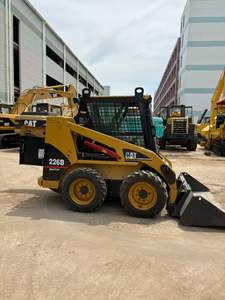 Cargadoras Usadas Cat 226b, Minicargadora de Segunda Mano Caterpillar 226b 226 246, Cargadora de Dirección Deslizante con Accesorio de Barrena, Certificación CE - Product Image 2