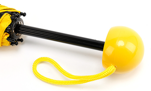 Paraguas <span class=keywords><strong>Plegable</strong></span> de 5 Secciones con Mango de Plástico de Poliéster en Forma de Mini Cápsula, Apertura Manual, Diseño Clásico, Resistente a la Lluvia, Amarillo, <span class=keywords><strong>para</strong></span> Bodas - Product Image 5