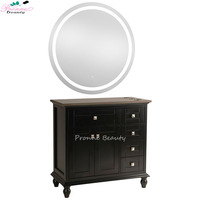 Offre Spéciale table de maquillage multifonctionnelle, élégante, personnalisée, coiffeuse, salon de beauté, miroir