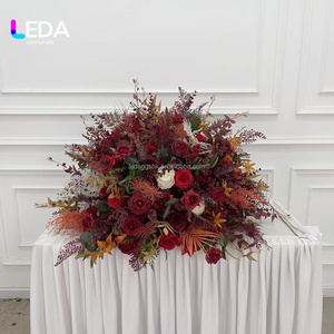 ซุ้มดอกไม้ประดิษฐ์สีแดงสำหรับตกแต่งงานแต่งงาน LEDA ซุ้มดอกไม้สำหรับตกแต่งงานอีเว้นท์ - Product Image 3