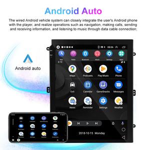 Podofo 9.7 "Android Autoradio Stéréo Autoradio pour <span class=keywords><strong>Renault</strong></span> <span class=keywords><strong>Megane</strong></span> 2018-2021 Sans Fil <span class=keywords><strong>Carplay</strong></span> Android Auto GPS Wifi Hifi FM RDS - Product Image 3