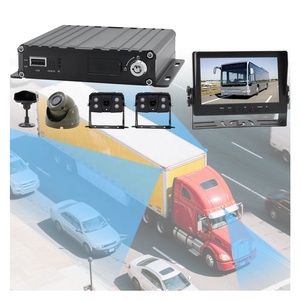 Système de surveillance des angles morts, caméra 360 degrés pour <span class=keywords><strong>voiture</strong></span>, camion, rétroviseur latéral, enregistreur vidéo numérique mobile 4 canaux MDVR 4G, enregistreur vidéo numérique de sécurité - Product Image 3
