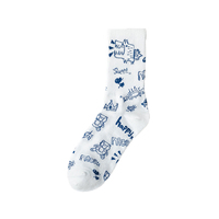 Chaussettes en coton personnalisées en gros pour femmes, motif animaux amusants, chaussettes mi-mollet pour adultes