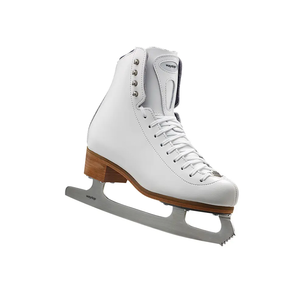 جودة عالية من الصعب قذيفة قابل للتعديل أحذية التزلج على الجليد للأطفال والمراهقين المستخدمة في حلبة التزلج على الجليد