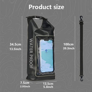 Usine En Gros 500D PVC Bâche 2L Étanche Sec Sac À Dos Poche À Fermeture Éclair IPX6 Flottant pour Surf Canotage Écologique - Product Image 3