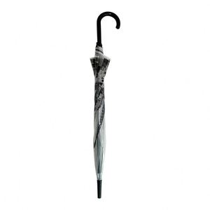 Parapluie transparent à manche long renforcé coupe-vent, entièrement automatique, universel, pour soleil et pluie, modèle Tour Eiffel - Product Image 2