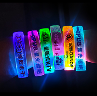 Bracelet de mariage lumineux à LED avec logo personnalisé Bracelet RFID/NFC pour cadeaux de promotion de fête