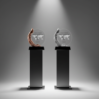 Trophée Créatif Personnalisé 2026 |   Récompense personnalisée en or, argent ou bronze pour compétition, employé de l'année, réunion annuelle, ou usage domestique