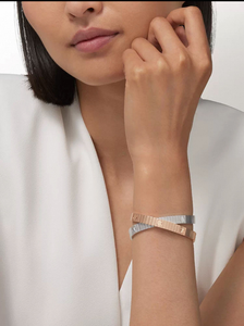 Bracciale da <span class=keywords><strong>Donna</strong></span> Placcato Oro con Pietre Naturali, Design Geometrico di Lusso, Ultima Collezione 2025 - Product Image 5