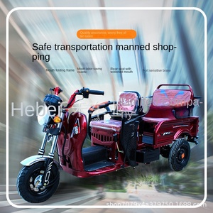 Motocicleta Eléctrica de <span class=keywords><strong>Tres</strong></span> <span class=keywords><strong>Ruedas</strong></span>, Scooter de Carrocería Abierta, de Doble Uso <span class=keywords><strong>para</strong></span> Carga y Pasajeros, <span class=keywords><strong>para</strong></span> <span class=keywords><strong>Discapacitados</strong></span> y Niños - Product Image 4
