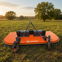 Tondeuse rotative à 3 points pour tracteur agricole avec composants de roulement à billes