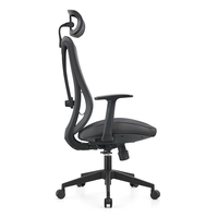 Meilleure vente taille 2d Hbada ergonomique en plastique dos ventilé entreprise la chaise de bureau à domicile noir moderne Logitech