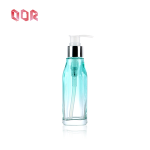 Flacon en verre dégradé bleu-violet de luxe 100ml 120ml, rechargeable, sans BPA, pour sérum visage, parfum, cosmétiques - Product Image 5