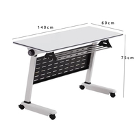Bureau d'étude extensible et pliable moderne, tables de réunion modulaires, table de formation avec roulettes