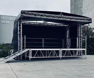 Escenario Móvil para Conciertos, Eventos y Bodas, Fácil de Instalar, Antideslizante, de Madera Contrachapada, con Altura Ajustable, en Venta - Product Image 3