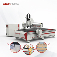 Cámara CCD de Alta Velocidad 1325 1530 con Cuchilla Vibratoria, Router CNC para Tablero KT, Publicidad