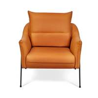 Fauteuil d'appoint en tissu à dossier haut style aile, en bois, pour salon, bureau et hôtel