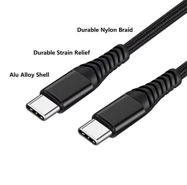 Fast Charging Data Syn Charger Cables Mobile Phone 60W 3A Type C USB-C to USB-C Type C Cable Fast Charging USB Data Cable Type C
