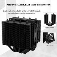 Thermalright Asesino sin igual 90 SE Negro Dual Torres Cpu enfriador para procesador Radiador de computadora con ventilador