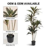 Venta al por Mayor de Fábrica: Planta Artificial Moderna de Dracaena, Árbol Artificial Realista para Decoración del Hogar y Oficina, OEM/ODM Disponible