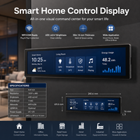 Écran tactile HD Android 11 de 8,8 pouces pour signalisation d'ambiance et contrôle d'accès, lecteur publicitaire LCD étiré en format barre