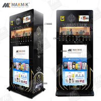 Distributeur automatique numérique intelligent MAKMIK avec SDK, gestion cloud, écran tactile, capacité de 20 à 150, pour fournitures quotidiennes et collations - Faible consommation
