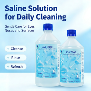 Solución Salina Estéril al 0.9% <span class=keywords><strong>de</strong></span> Salinidad, 500 ml, para Lavado <span class=keywords><strong>de</strong></span> Ojos/Nariz/Oídos - Product Image 1