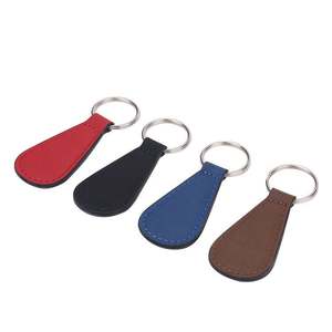 Custom PU Leather Keychain with Laser <b>Engraved</b> Logo, Blank Promotional <b>Key</b> <b>Ring</b> for Corporate Gifts and Advertising Giveaways - Product Image 2
