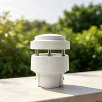 XF802 Anemómetro Ultrasónico 2 en 1, Transductor de Velocidad y Dirección del Viento para Monitoreo Ambiental Agrícola