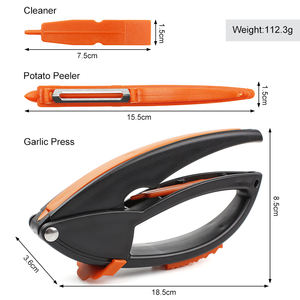 Outil <span class=keywords><strong>de</strong></span> cuisine 5 en 1 broyeur à <span class=keywords><strong>ail</strong></span> multi-usage, presseur, hachoir à <span class=keywords><strong>ail</strong></span>, gingembre, broyeur - Product Image 2