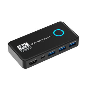 Commutateur KVM HDMI FJGEAR 8K302S 2 ports avec prise en charge de la technologie <span class=keywords><strong>SBS</strong></span> 3.0 Alimentation stable 8K 60Hz pour tous les périphériques USB - Product Image 2