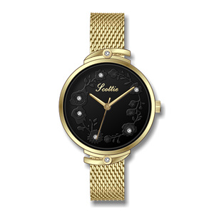 Reloj de mujer estilo estudiantil, sencillo y moderno, resistente al agua, reloj de cuarzo con correa de acero - Product Image 1
