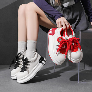 Zapatos de Moda con Suela Gruesa y Combinación de Colores, Estilo 2026 - Casuales y Versátiles - Zapatillas que Aumentan la Estatura - Product Image 4