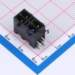 DB2ERHBG-3.5-2*2P-BK Plug-in Terminal Block Bent Lead Through Hole,P=3.5mm Board-to-Board / Socket Closed Snap Fixing 2x2P 3.5mm - Product Image 1