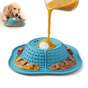 Tapis de léchage pour chien et bol à liquide Issili, best-seller, tapis antidérapant pour alimentation lente - Product Image 1