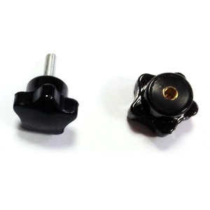 Bán buôn đen nhựa Bakelite haed ngón tay cái vít sao xử lý kẽm mạ điều chỉnh Knob vít Metric Hệ thống đo lường - Product Image 4
