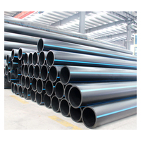 Tuyaux d'eau en polyéthylène haute densité (HDPE) DN800mm, tubes en plastique flexibles SDR11, usage industriel, haute pression, anti-corrosion