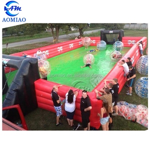 Terrain de football gonflable professionnel, ballon de football à bulles, terrain de football portable, arène de football gonflable à vendre - Product Image 5
